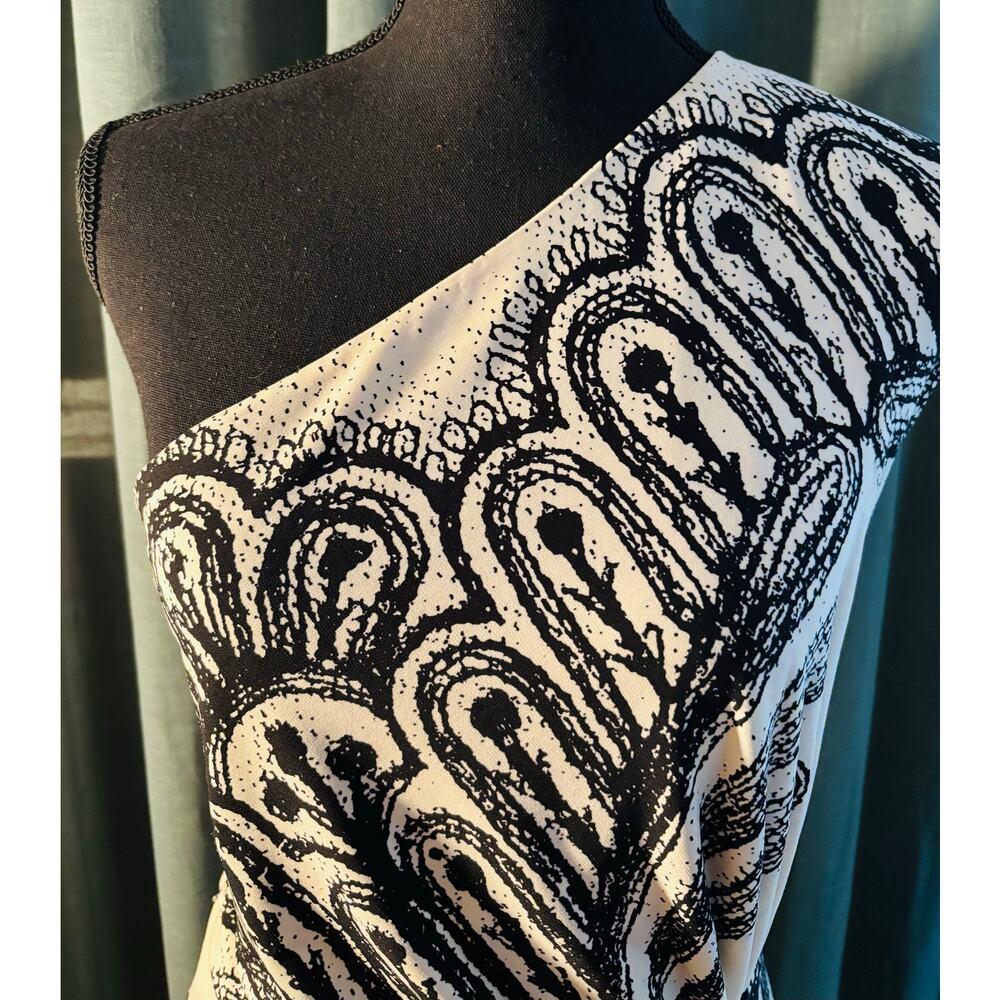 🌟DONNA MORGAN One Shoulder Cocktail Dress - Picture 4 of 6